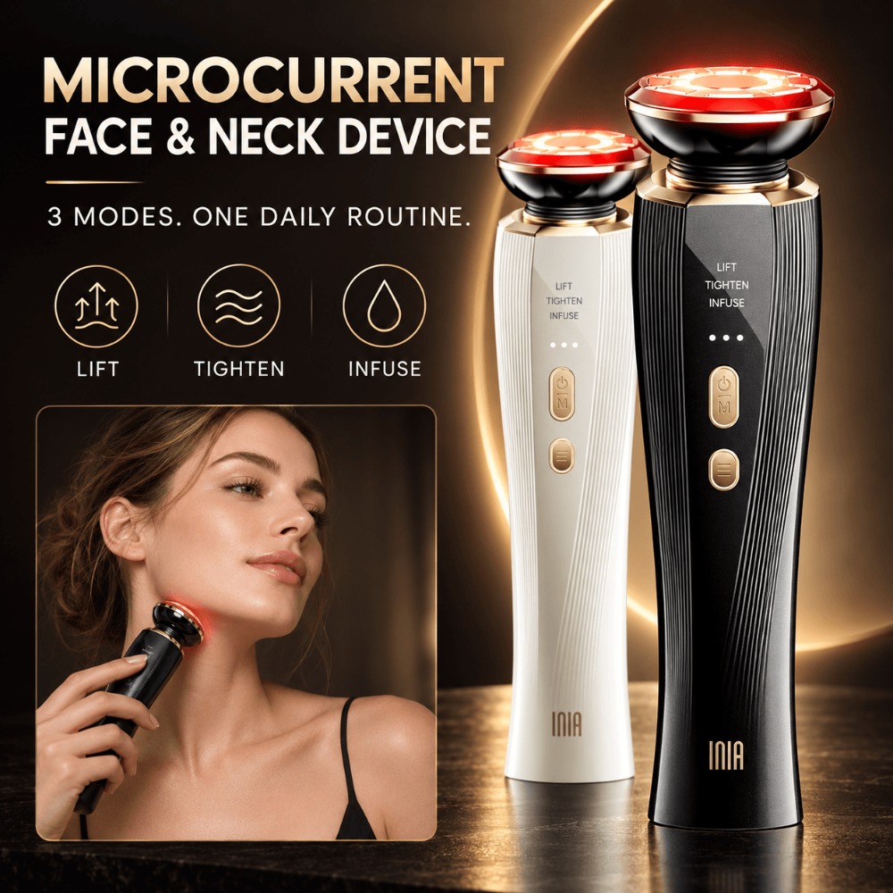 Skincare Glowing - Urządzenie do pielęgnacji twarzy wykorzystujące mikroprądy,