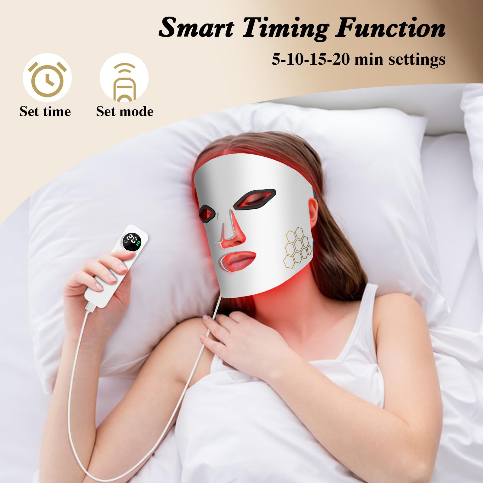 Hello Face LED Maska na twarz  – Skincare Glowing recenzja i cena