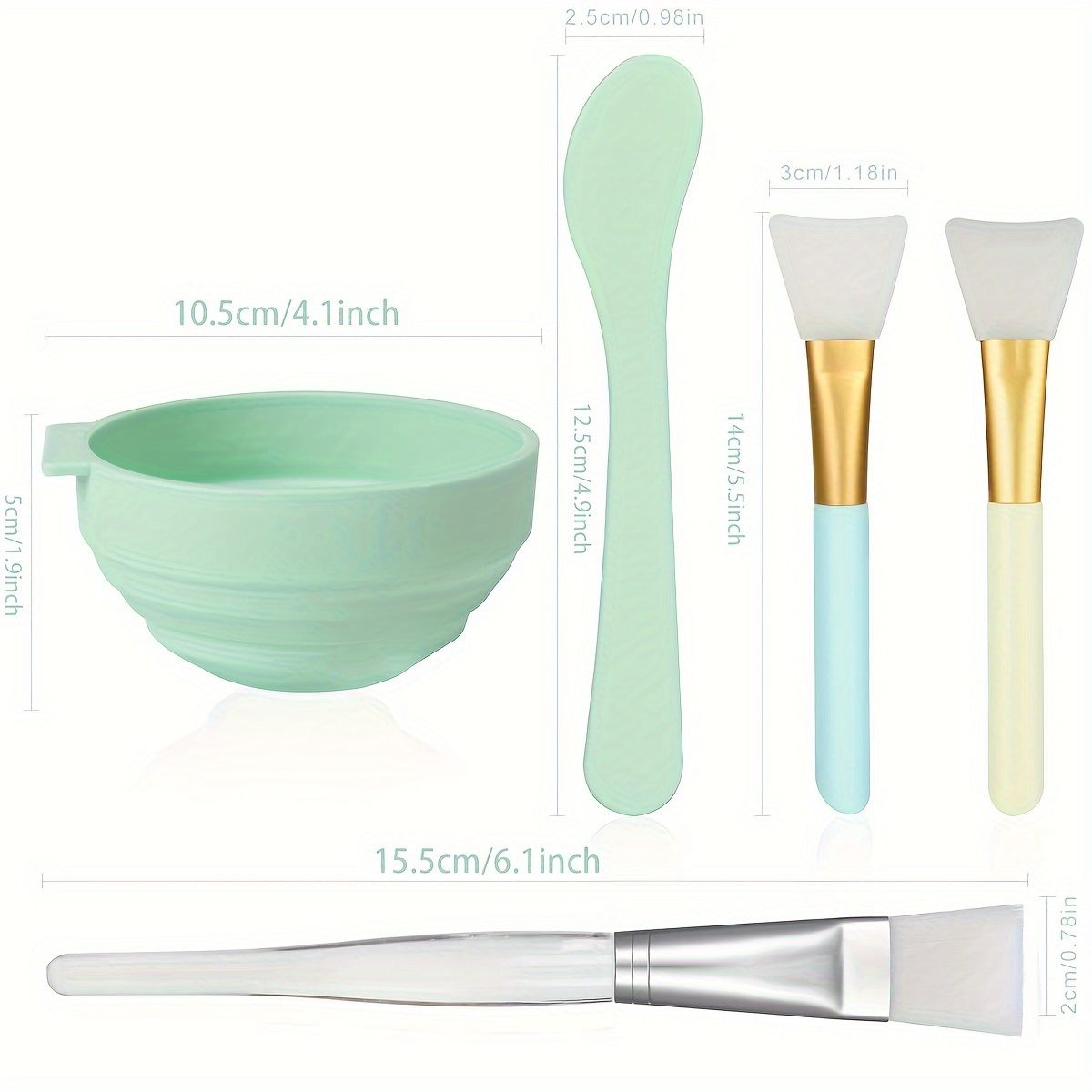 Zestaw 5 miski do mieszania ma – Face Mask Skincare recenzja i cena