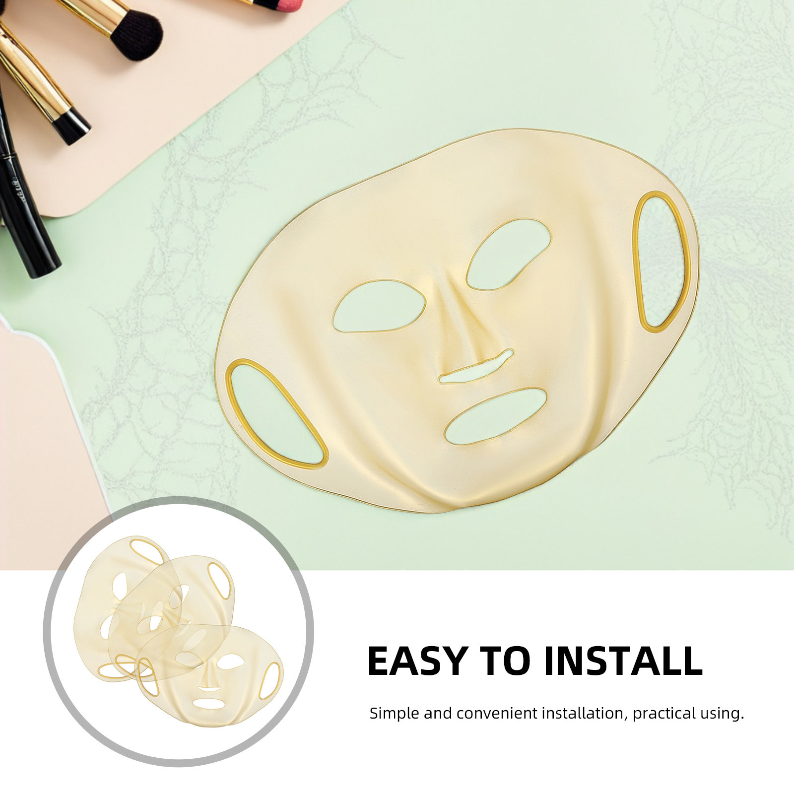 3 sztuki silikonowych osłonek  – Face Mask Skincare recenzja i cena