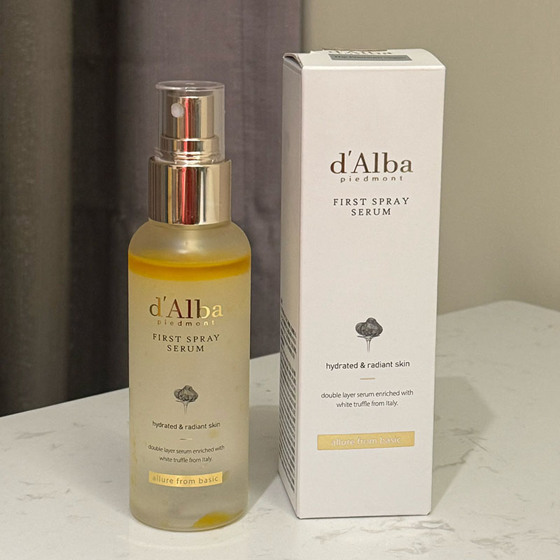 D'Alba SPF50+ Serum w toniku z – Skincare Glowing recenzja i cena